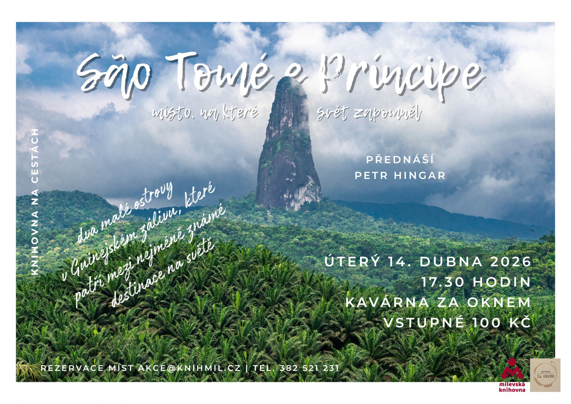 Plakát Knihovna na cestách: Svatý Tomáš a Princův ostrov