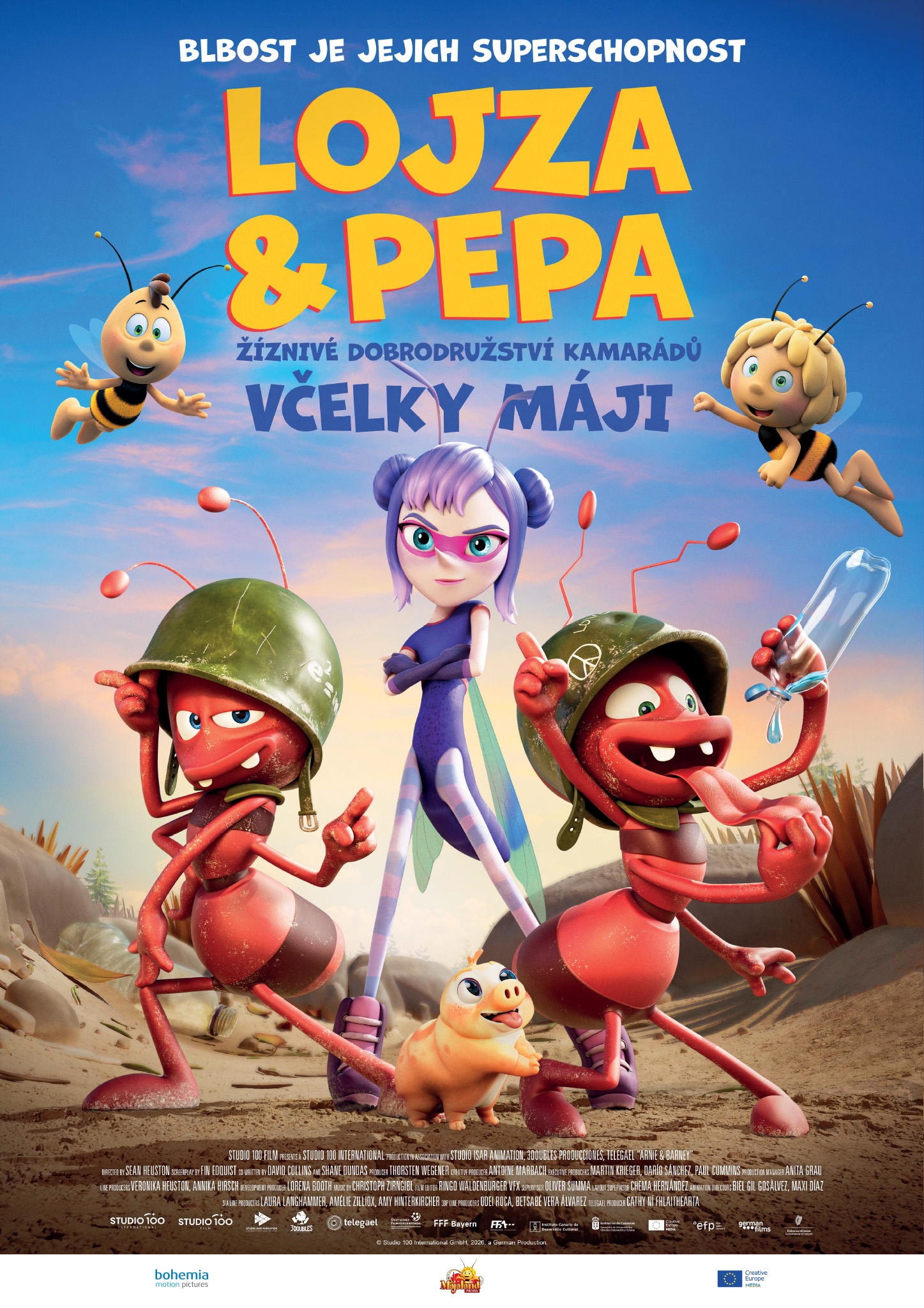Plakát Lojza a Pepa: Žíznivé dobrodružství kamarádů včelky Máji