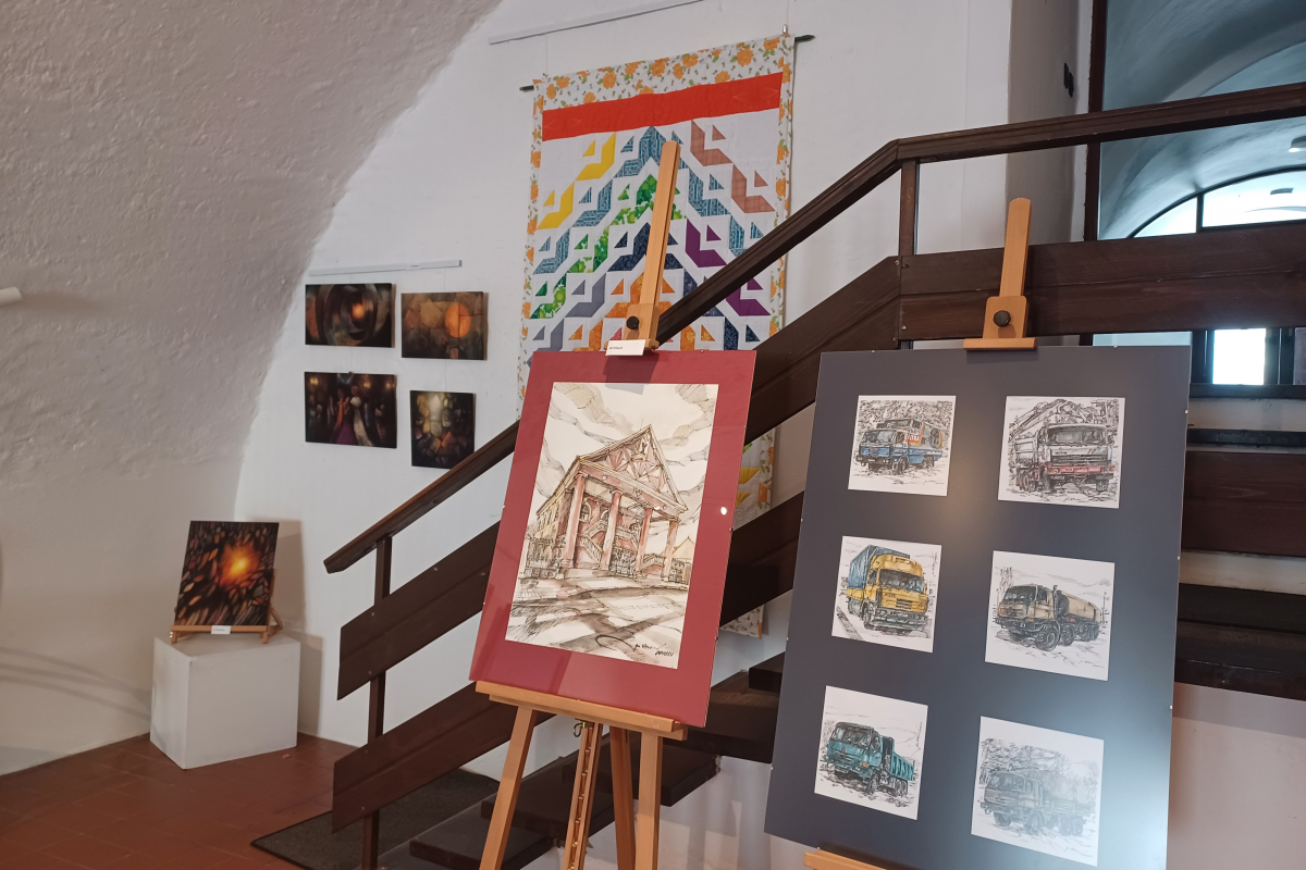 Foto Vernisáž výstavy Výtvarníci Milevska a okolí