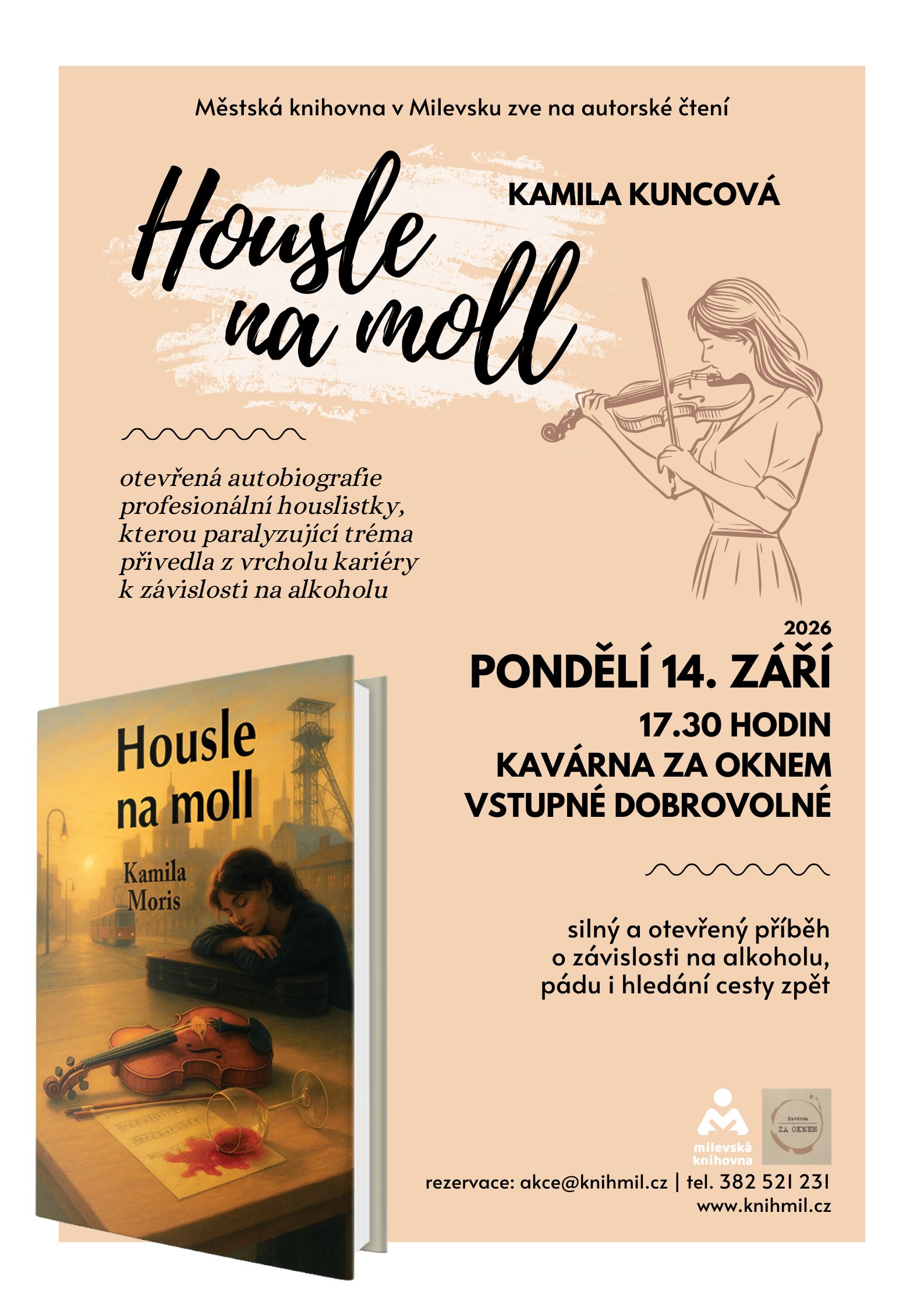 Plakát Beseda: Housle na moll