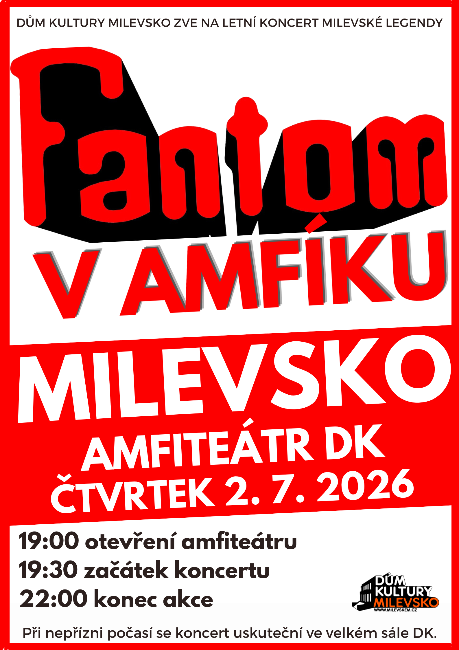 Plakát Fantom v amfíku