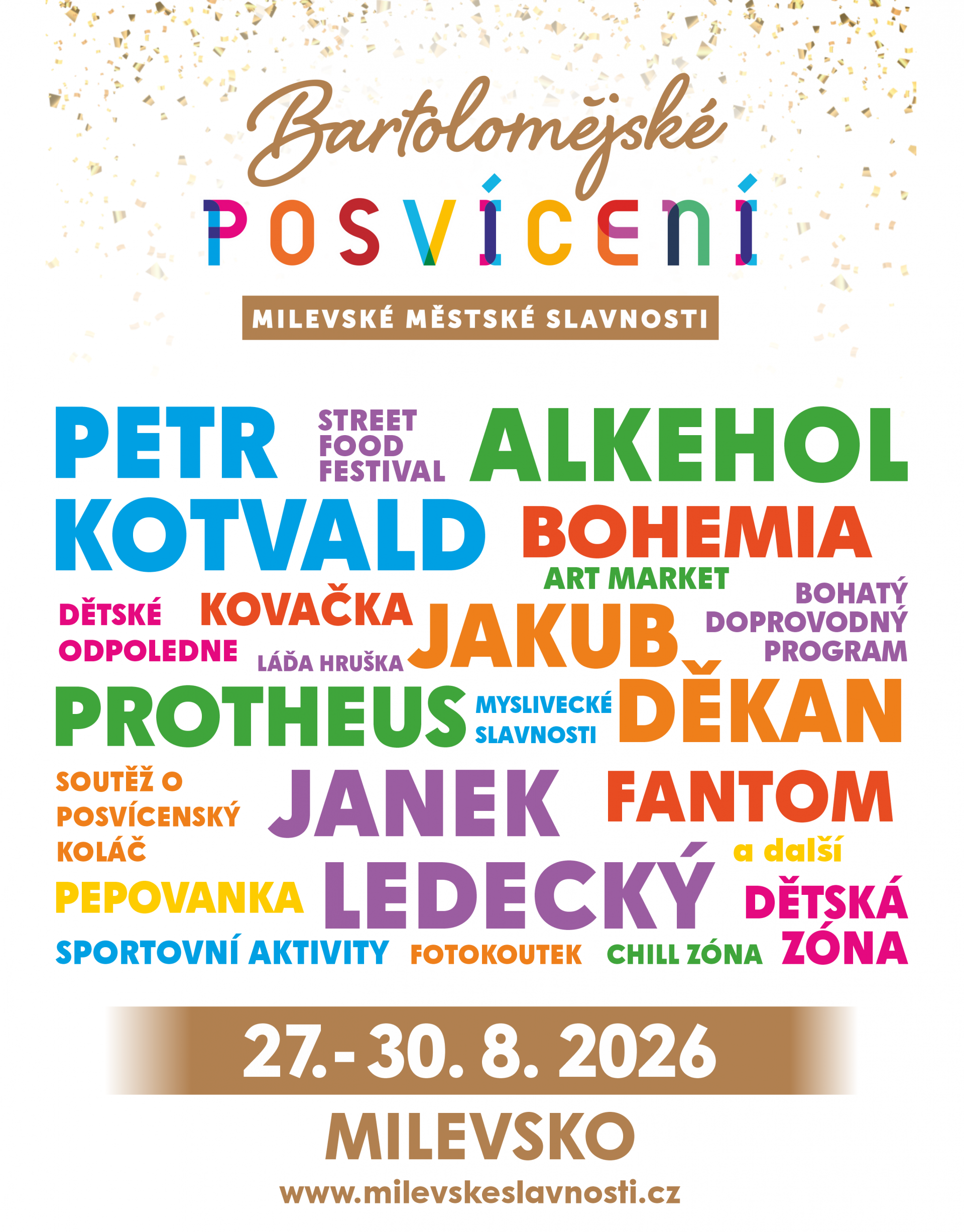 Plakát Bartolomějské posvícení 2026