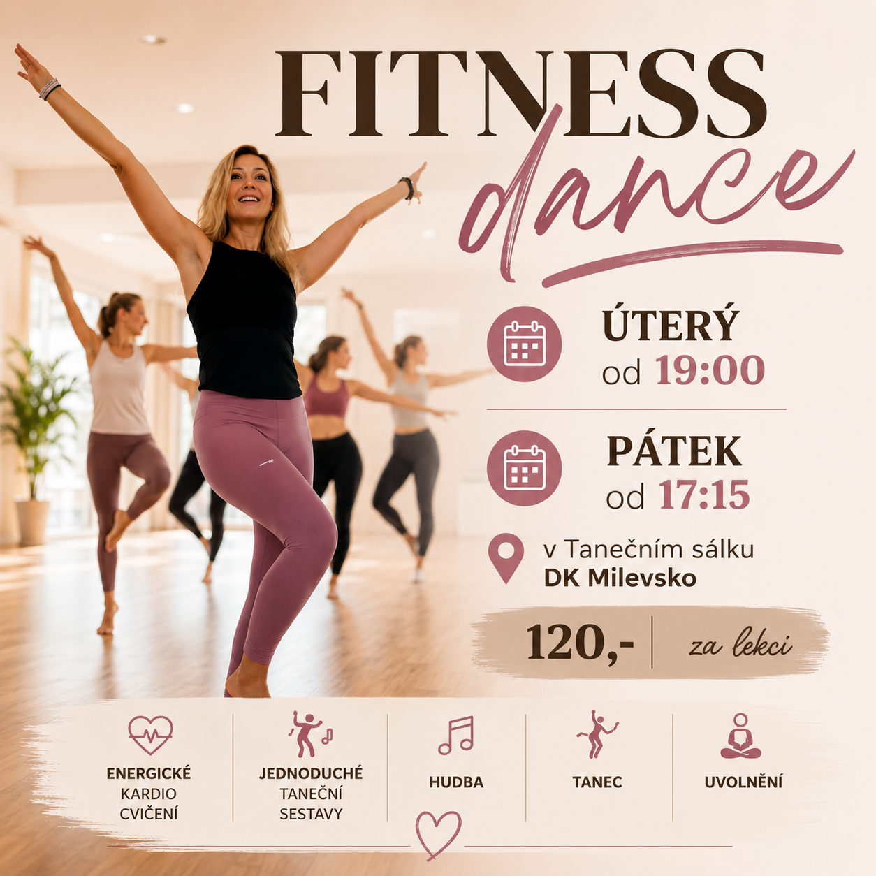 Plakát Fitness dance