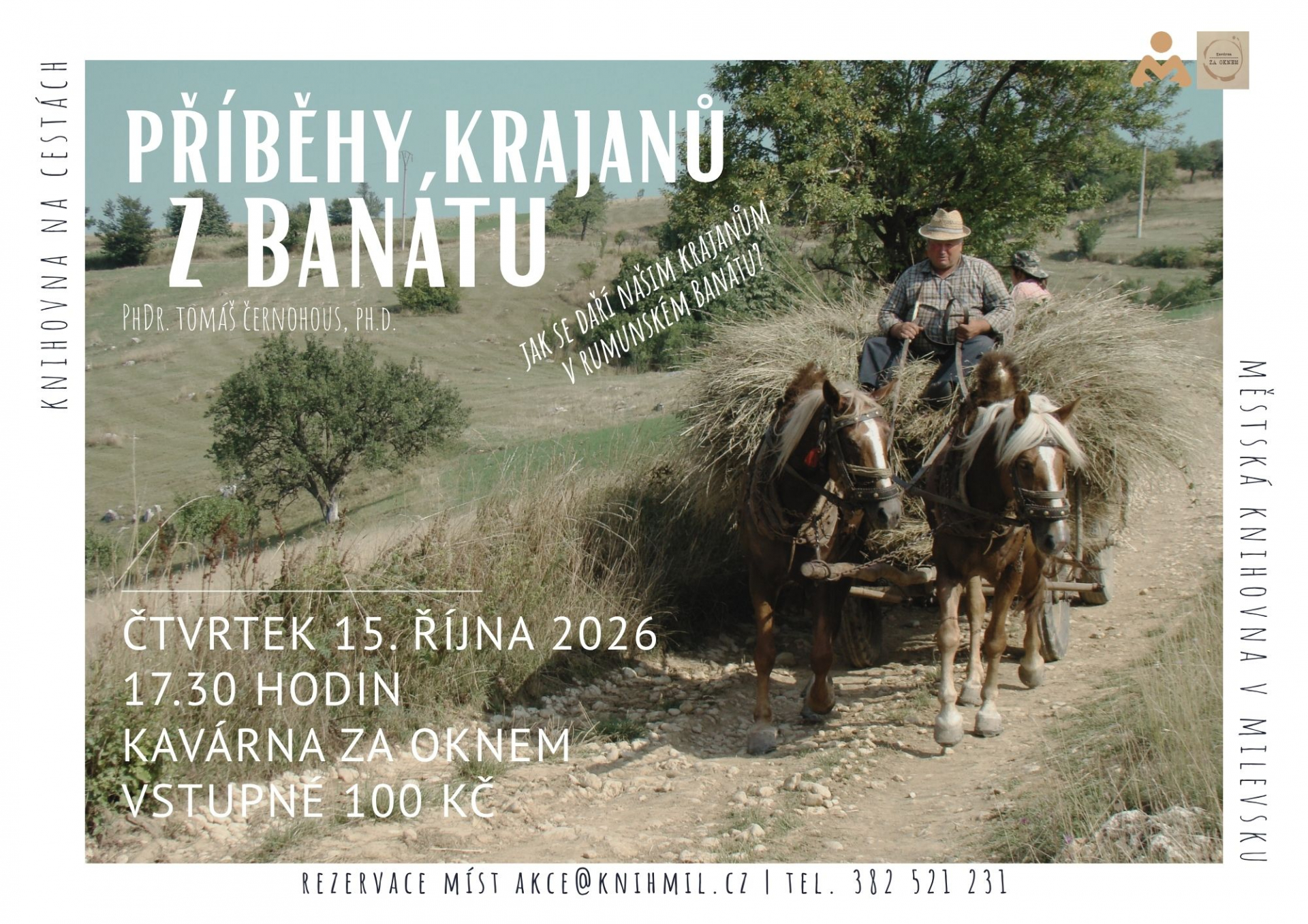 Plakát: Knihovna na cestách: Příběhy krajanů z Banátu