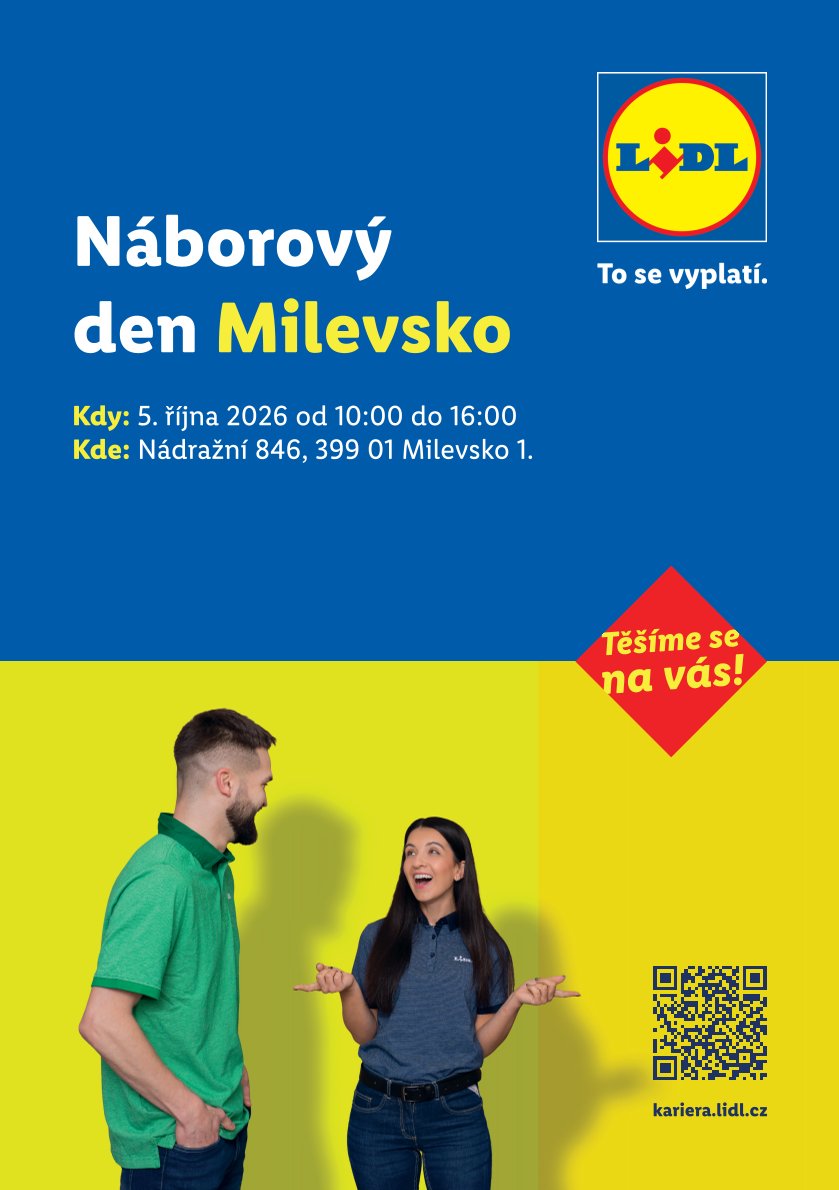 Plakát Lidl - Náborový den