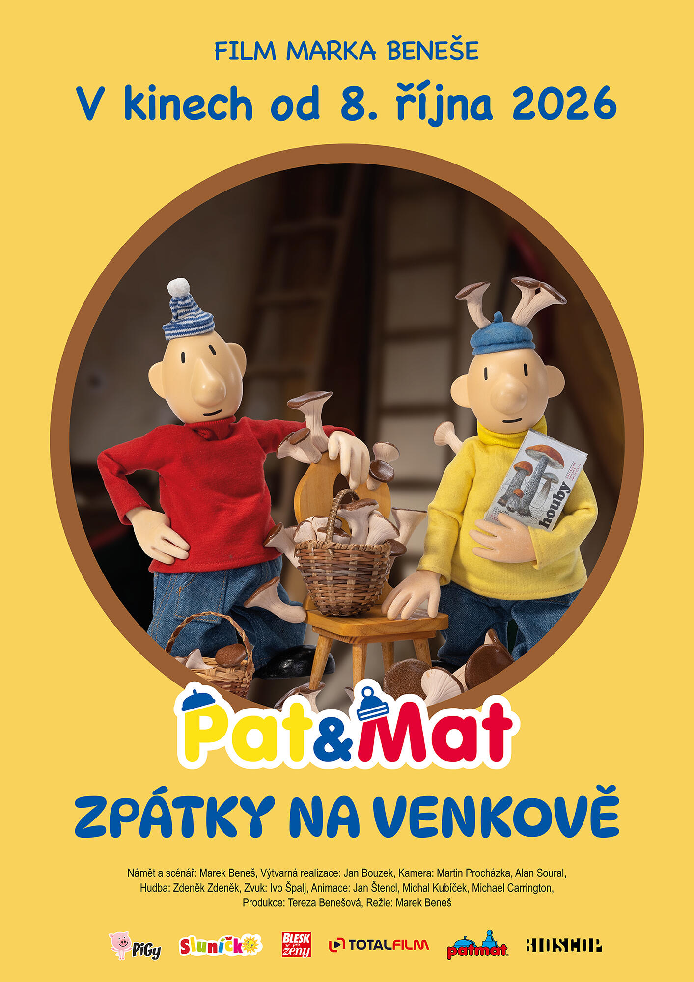 Plakát Pat a Mat: Zpátky na venkově