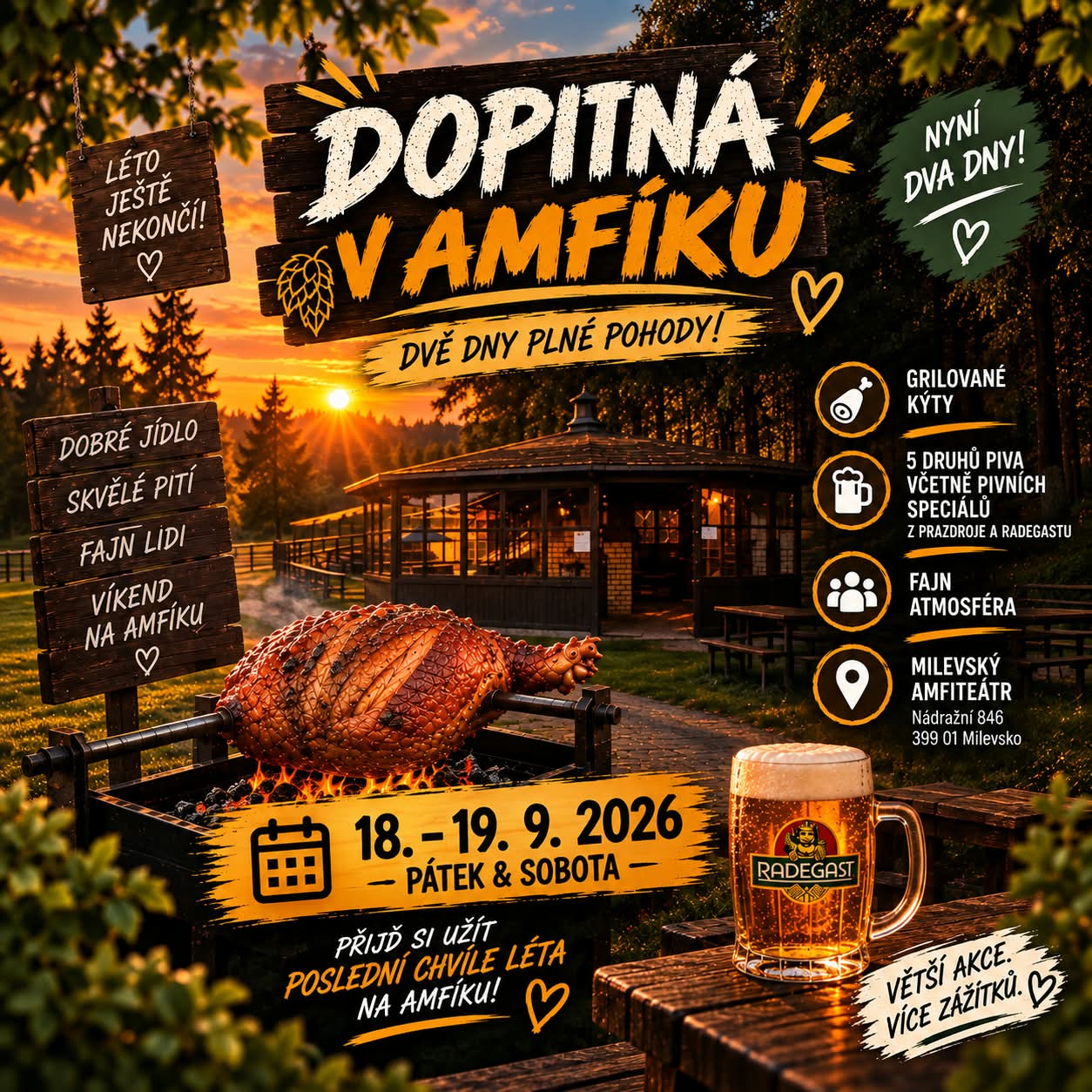 Plakát Dopitná v amfíku