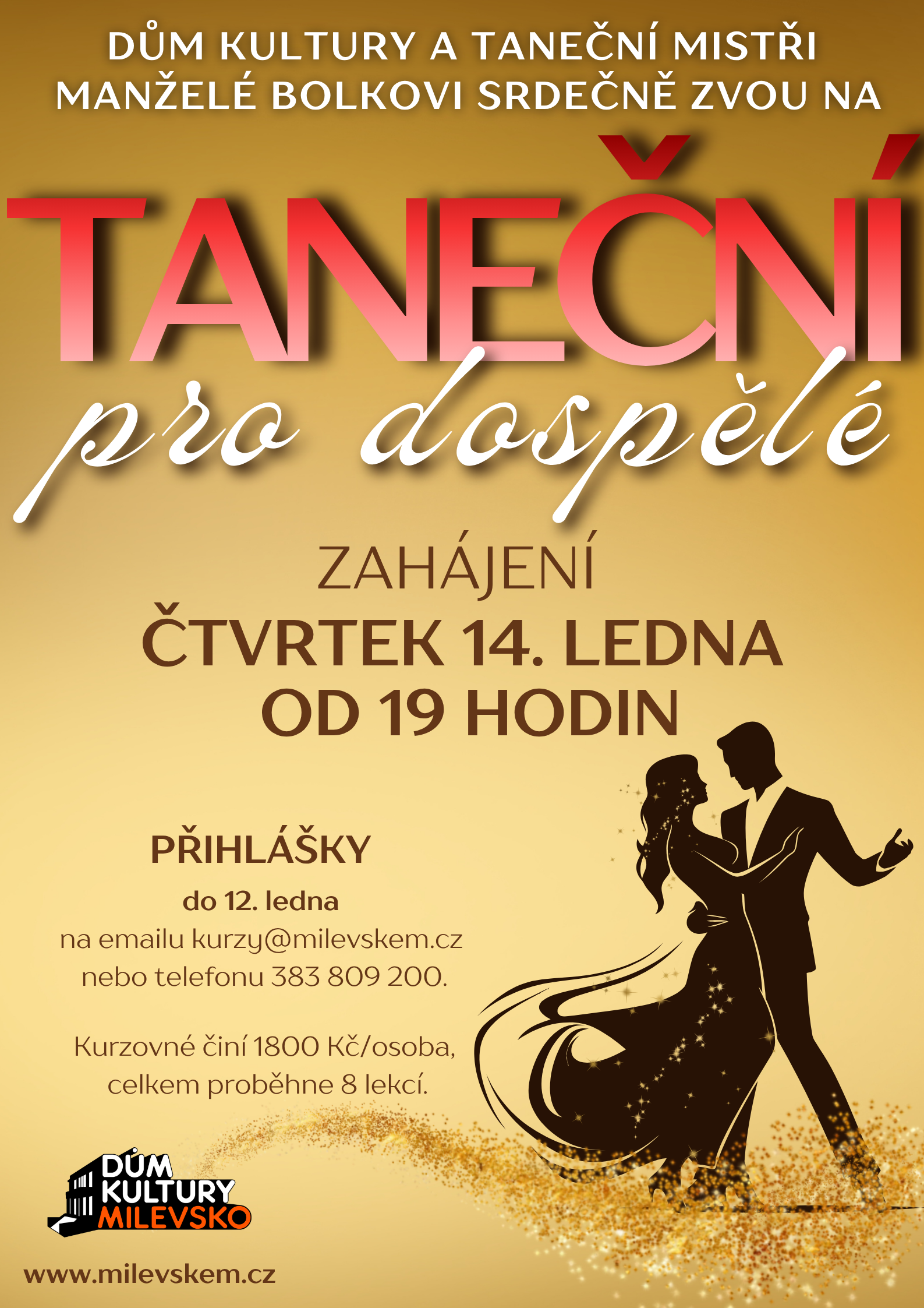 Plakát Taneční pro dospělé 2027