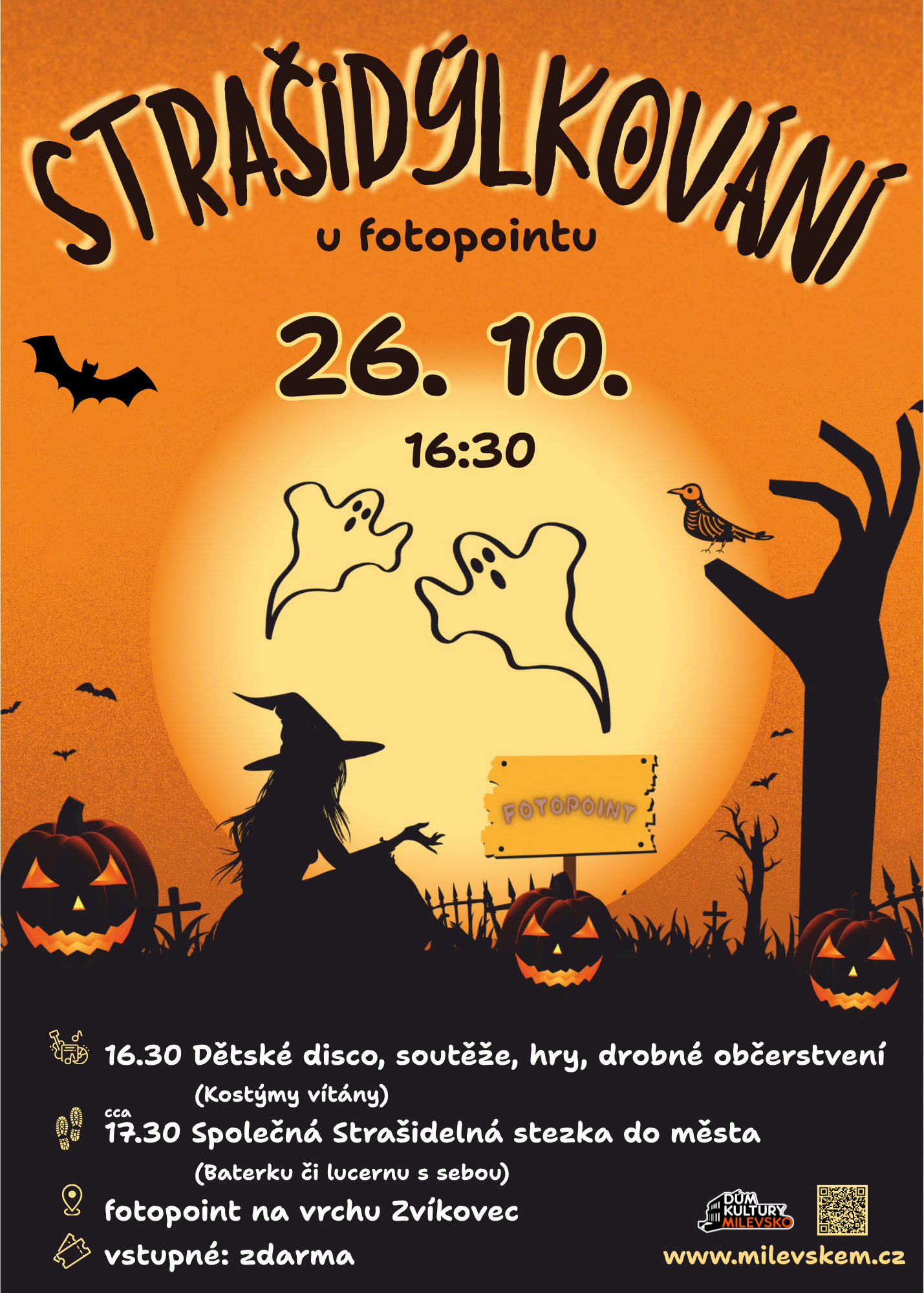 Plakát Strašidýlkování u fotopointu