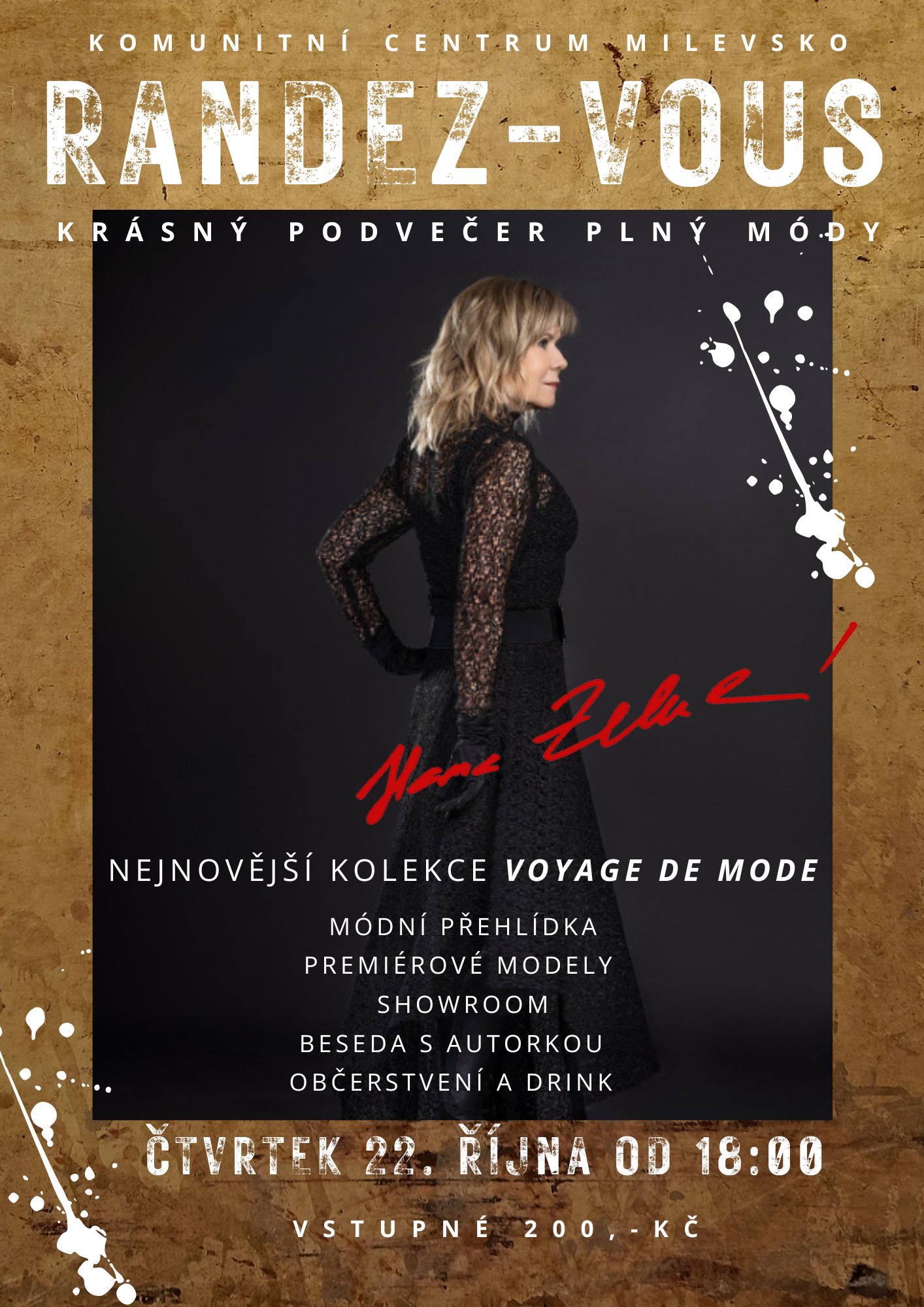 Plakát: RANDEZ-VOUS Hany Zelenkové