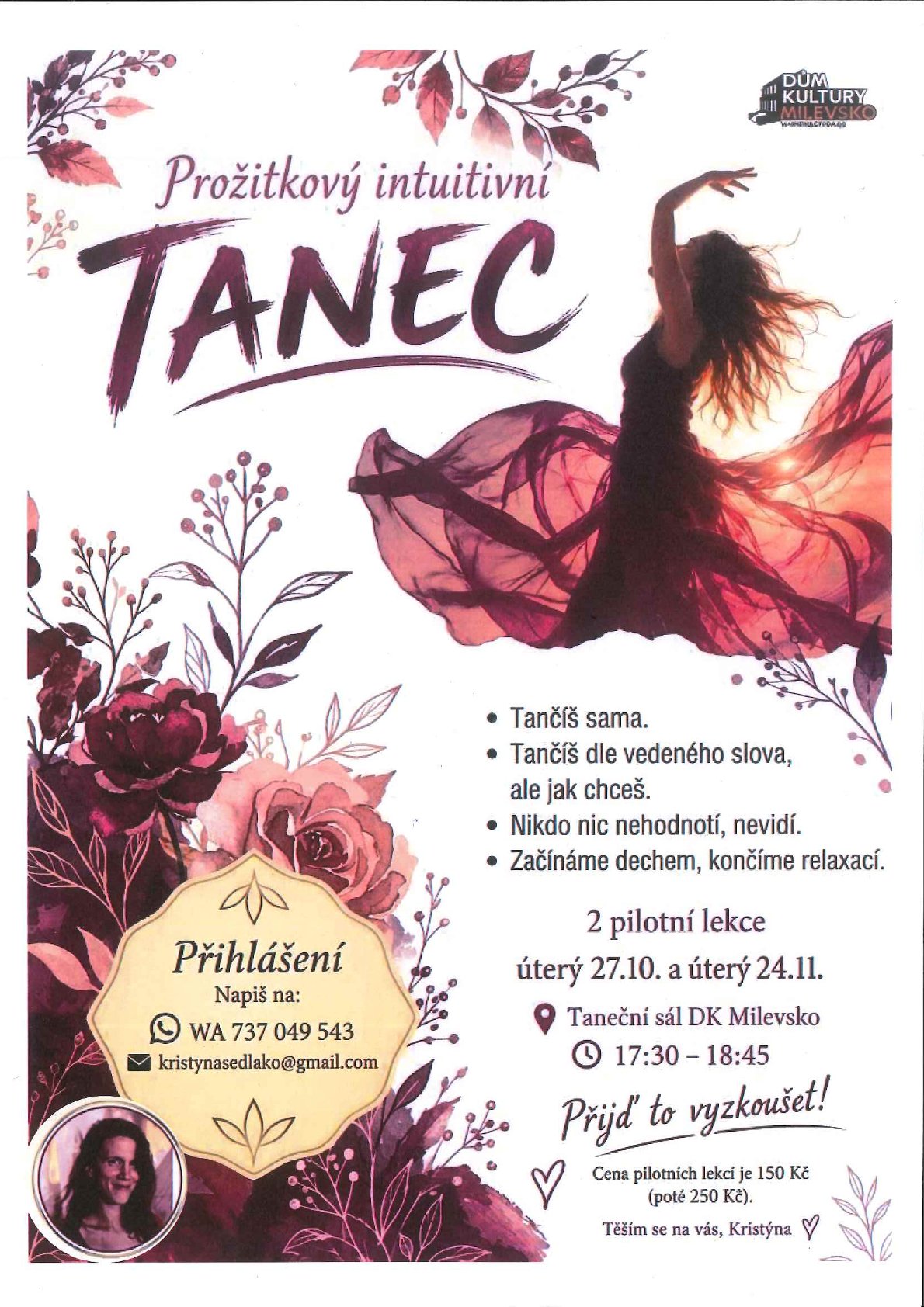 Plakát: Prožitkový intuitivní tanec
